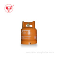 Mideast market 2kg portable cooking lpg gas cylinder